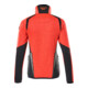 Mascot Fleecepullover Damen Microfleecejacke XS Hi-vis rot/schwarzblau