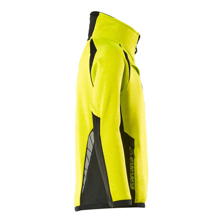 Mascot Fleecepullover Jacke Kinder Größe 128 hi-vis gelb/schwarz