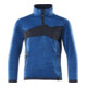 Mascot Fleecepullover Kinder kurzer Zipper Gr. 128 azurblau/schwarzblau