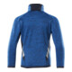 Mascot Fleecepullover Kinder kurzer Zipper Gr. 128 azurblau/schwarzblau