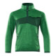 Mascot Fleecepullover Kinder kurzer Zipper Gr. 128 grasgrün/grün
