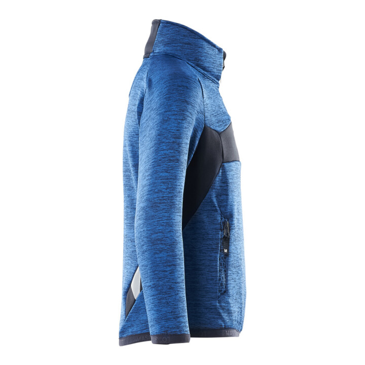 Mascot Fleecepullover Kinder kurzer Zipper Größe 104 azurblau schwarzblau