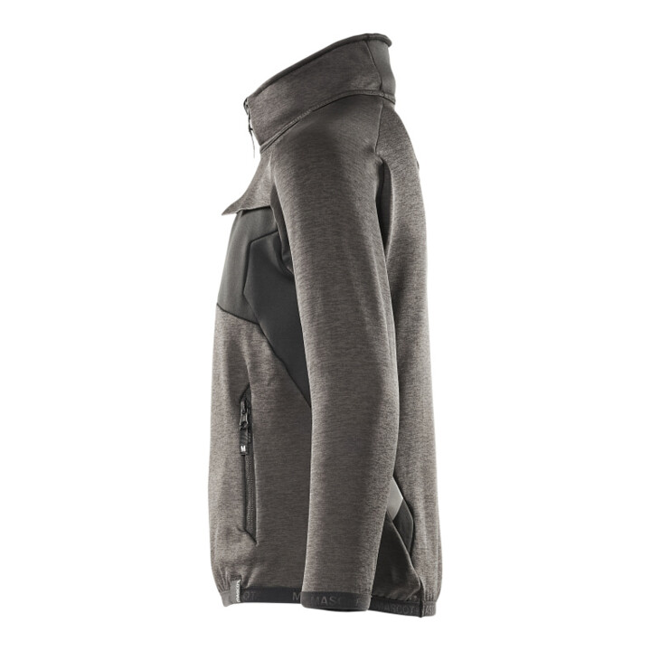 Mascot Fleecepullover kurzer Zipper Größe 104 dunkelanthrazit schwarz