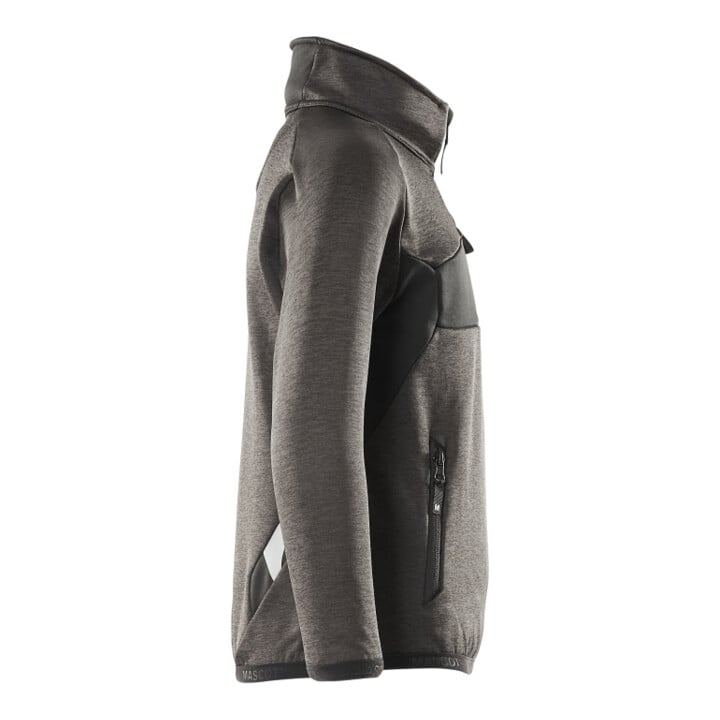 Mascot Fleecepullover kurzer Zipper Größe 128 dunkelanthrazit schwarz