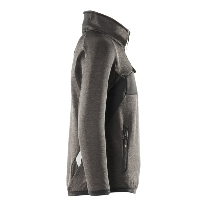 Mascot Fleecepullover kurzer Zipper Größe 140 dunkelanthrazit/schwarz