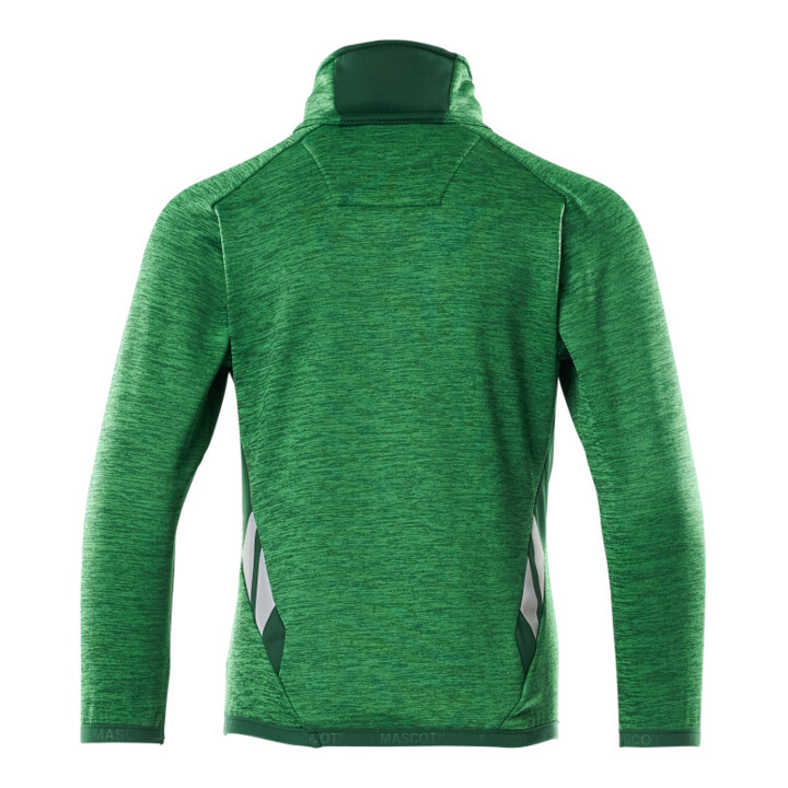 Mascot Fleecepullover kurzer Zipper Größe 140 grasgrün/grün