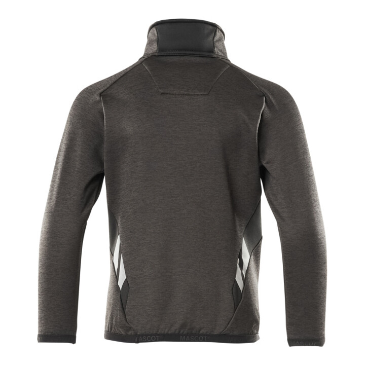 Mascot Fleecepullover kurzer Zipper Kinder Gr. 164 dunkelanthrazit/schwarz