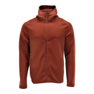 Mascot Fleecepullover Microfleecejacke 2XL Herbstrot Kapuze Reißverschluss