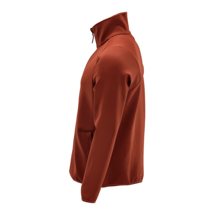 Mascot Fleecepullover Microfleecejacke 2XL Herbstrot mit Reißverschluss