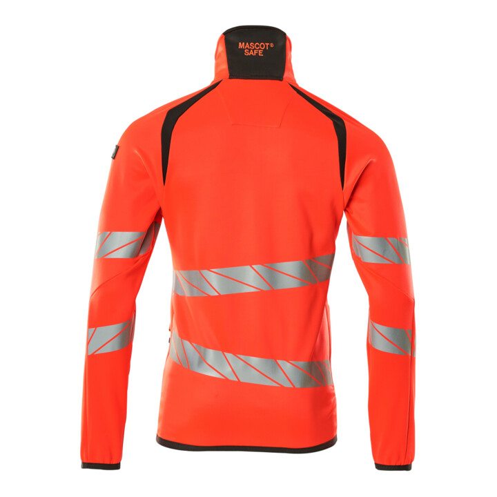 Mascot Fleecepullover Microfleecejacke 2XL hi-vis rot/dunkelanthrazit