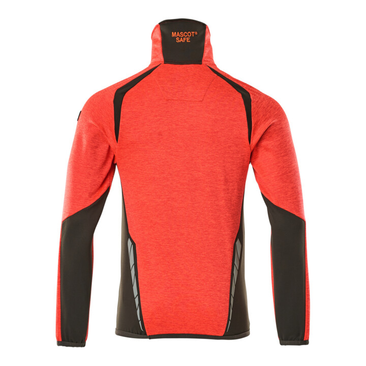 Mascot Fleecepullover Microfleecejacke 2XL hi-vis rot/dunkelanthrazit