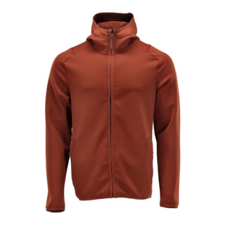 Mascot Fleecepullover Microfleecejacke 3XL Herbstrot Kapuze Reißverschluss