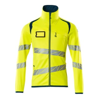 Mascot Fleecepullover Microfleecejacke 3XL hi-vis gelb/dunkelpetroleum