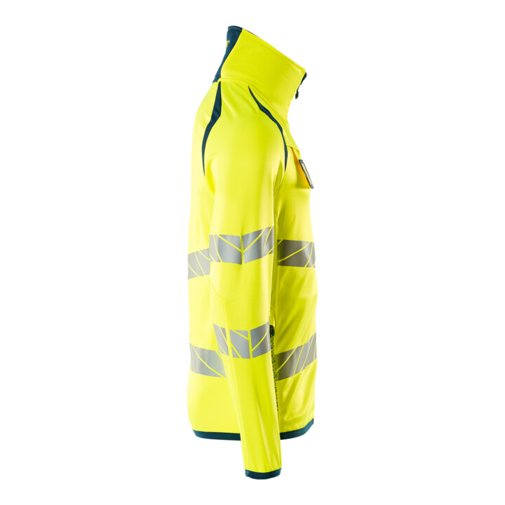 Mascot Fleecepullover Microfleecejacke 3XL hi-vis gelb/dunkelpetroleum