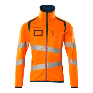 Mascot Fleecepullover Microfleecejacke 3XL hi-vis orange/dunkelpetroleum
