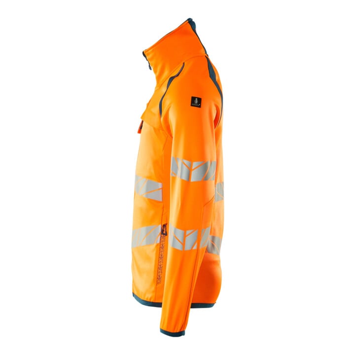 Mascot Fleecepullover Microfleecejacke 3XL hi-vis orange/dunkelpetroleum