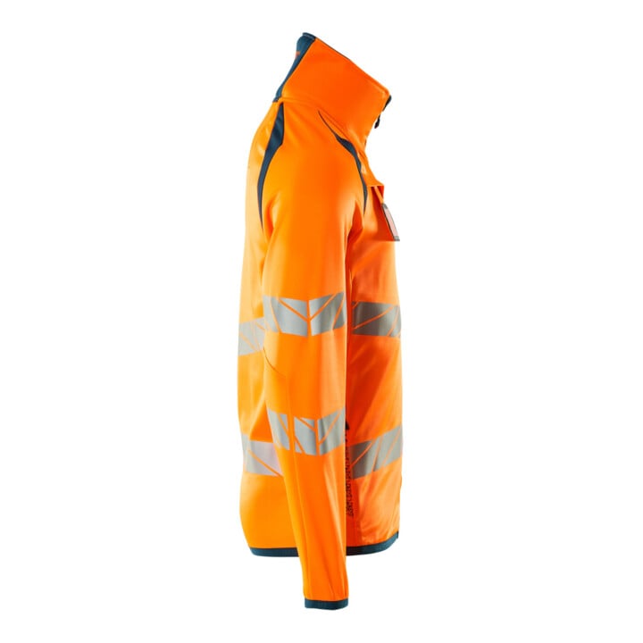 Mascot Fleecepullover Microfleecejacke 3XL hi-vis orange/dunkelpetroleum