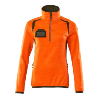 Mascot Fleecepullover Microfleecejacke 3XL hi-vis orange/moosgrün Damen