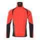 Mascot Fleecepullover Microfleecejacke 3XL Hi-vis rot/schwarzblau