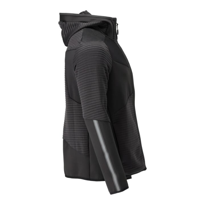 Mascot Fleecepullover Microfleecejacke 3XL schwarz Kapuze Reißverschluss