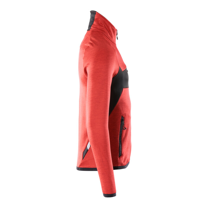 Mascot Fleecepullover Microfleecejacke 3XL verkehrsrot schwarz