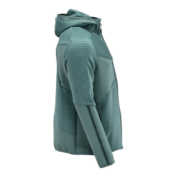 Mascot Fleecepullover Microfleecejacke 4XL helles Waldgrün Kapuze Reißverschluss