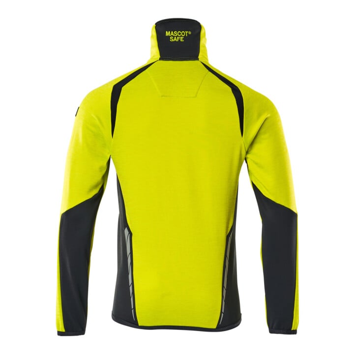 Mascot Fleecepullover Microfleecejacke 4XL hi-vis gelb/schwarzblau