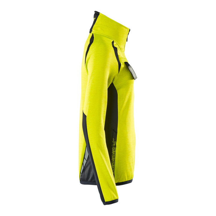 Mascot Fleecepullover Microfleecejacke 4XL hi-vis gelb/schwarzblau