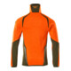 Mascot Fleecepullover Microfleecejacke 4XL hi-vis orange/moosgrün