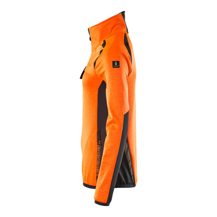 Mascot Fleecepullover Microfleecejacke 4XL hi-vis orange/schwarzblau