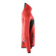 Mascot Fleecepullover Microfleecejacke 4XL verkehrsrot schwarz