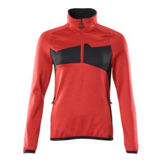 Mascot Fleecepullover Microfleecejacke 4XL verkehrsrot/schwarz