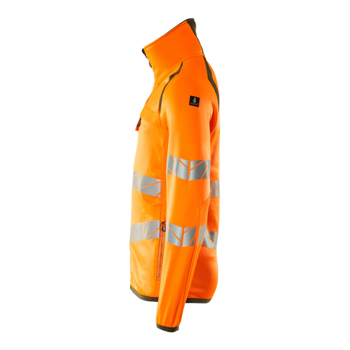 Mascot Fleecepullover Microfleecejacke 5XL hi-vis orange/moosgrün