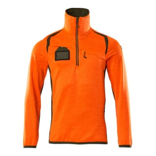 Mascot Fleecepullover Microfleecejacke 5XL hi-vis orange/moosgrün