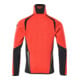 Mascot Fleecepullover Microfleecejacke 5XL Hi-vis rot/schwarzblau