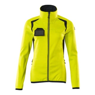 Mascot Fleecepullover Microfleecejacke Damen 2XL hi-vis gelb/schwarzblau