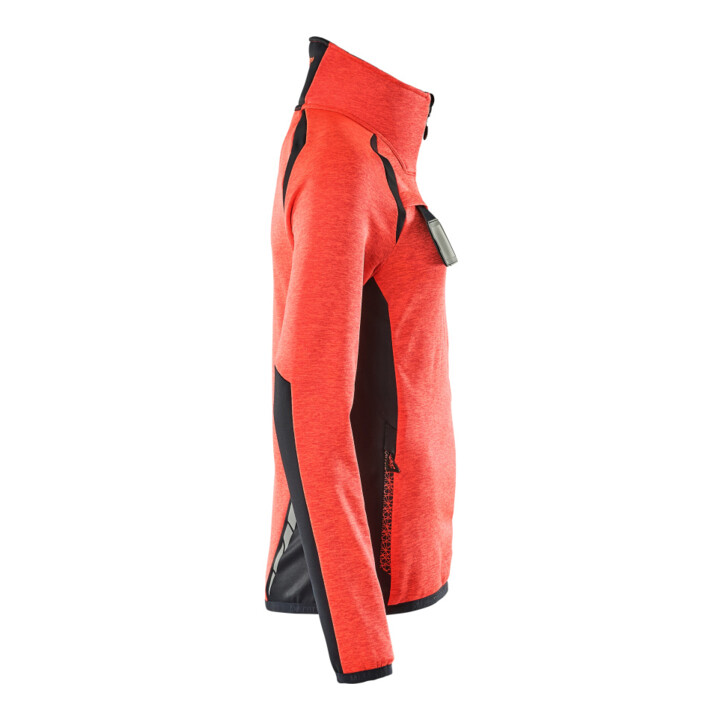 Mascot Fleecepullover Microfleecejacke Damen 3XL Hi-vis rot/schwarzblau