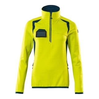 Mascot Fleecepullover Microfleecejacke Damen 5XL hi-vis gelb/dunkelpetroleum