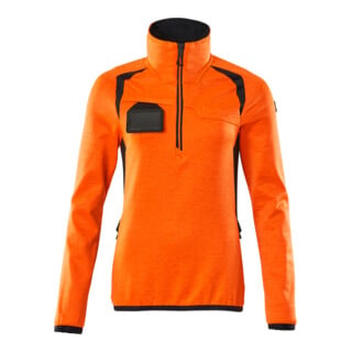 Mascot Fleecepullover Microfleecejacke Damen M hi-vis orange/schwarzblau