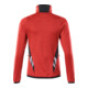 Mascot Fleecepullover Microfleecejacke Damen S verkehrsrot schwarz