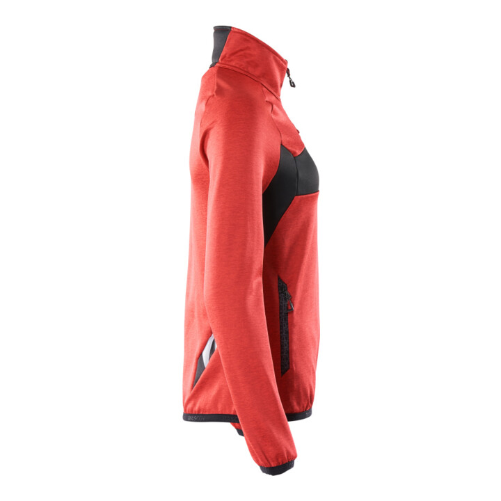 Mascot Fleecepullover Microfleecejacke Damen S verkehrsrot schwarz