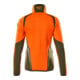 Mascot Fleecepullover Microfleecejacke Damen XL hi-vis orange/moosgrün