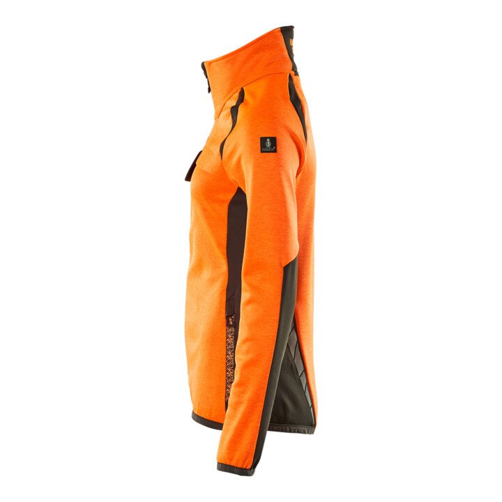 Mascot Fleecepullover Microfleecejacke Damen XS hi-vis orange/dunkelanthrazit
