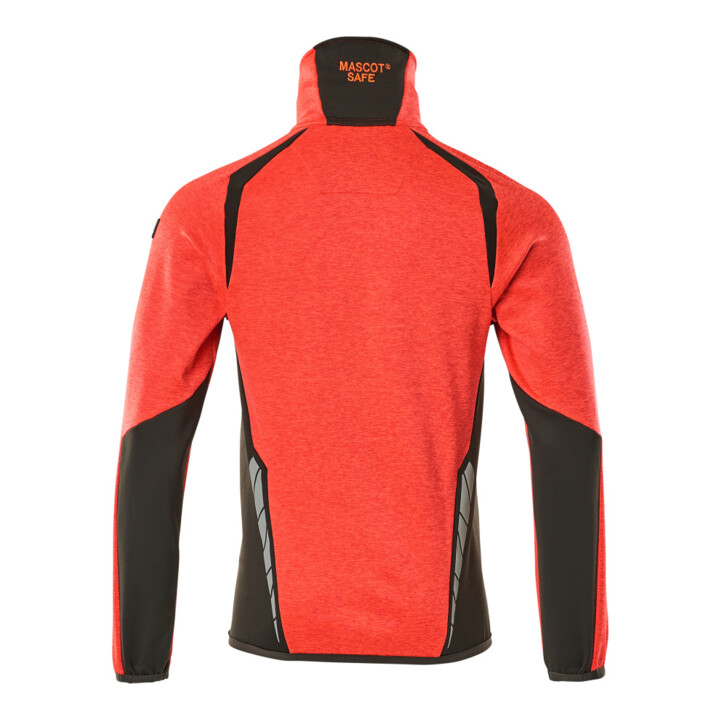 Mascot Fleecepullover Microfleecejacke Größe L hi-vis rot/dunkelanthrazit
