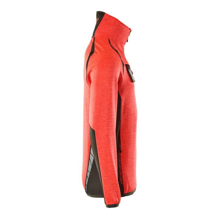 Mascot Fleecepullover Microfleecejacke Größe L hi-vis rot/dunkelanthrazit