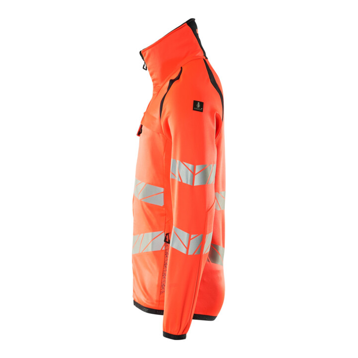 Mascot Fleecepullover Microfleecejacke Größe L Hi-vis rot/schwarzblau
