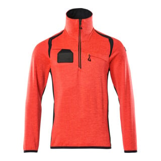 Mascot Fleecepullover Microfleecejacke Größe L Hi-vis rot/schwarzblau