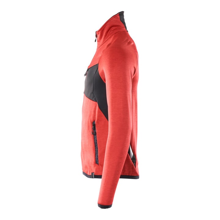 Mascot Fleecepullover Microfleecejacke Größe L verkehrsrot schwarz