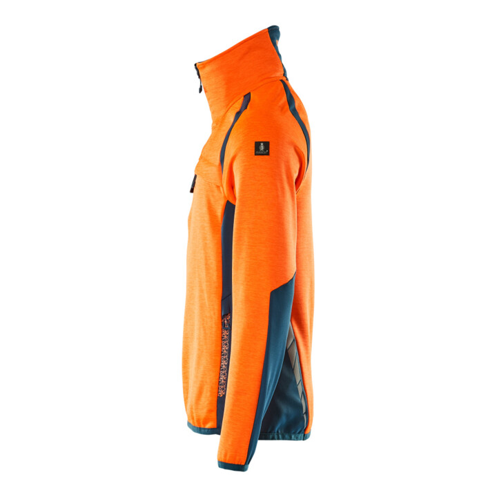 Mascot Fleecepullover Microfleecejacke Größe M hi-vis orange/dunkelpetroleum
