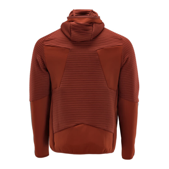Mascot Fleecepullover Microfleecejacke Kapuze Reißverschluss 2XL Herbstrot